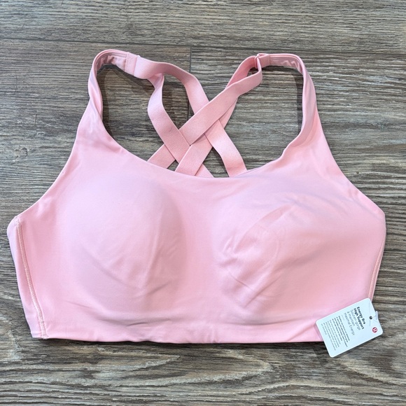 lululemon athletica Other - Lululemon Energy Bra High Support Sports Bra 38D in Dew Pink NWT Retails for $68
